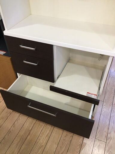 3枚扉ﾚﾝｼﾞﾎﾞｰﾄﾞ ﾌﾞﾗｳﾝ 【ﾄﾚﾌｧｸ桶川店】