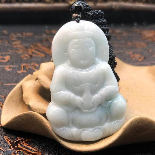 福袋 ネックレス 観音様 本翡翠 ヒスイ 誕生日プレゼント 安産祈願 手作り 本物保証12