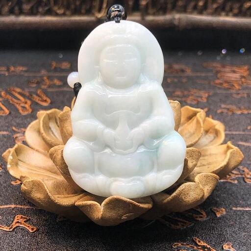 福袋 ネックレス 観音様 本翡翠 ヒスイ 誕生日プレゼント 安産祈願 手作り 本物保証12