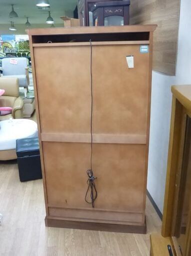 近藤木工 コレクションボード 幅81cm 高さ150cm キュリオケース ガラスショーケース ☆ 札幌市 清田区 平岡