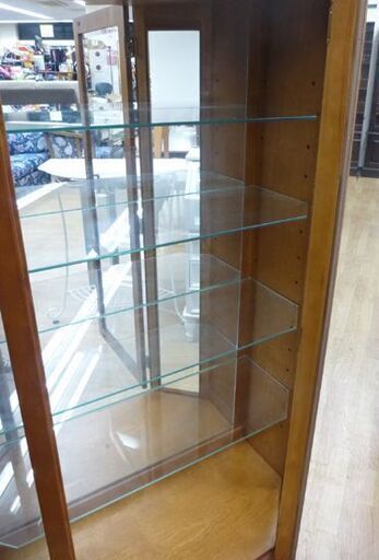 近藤木工 コレクションボード 幅81cm 高さ150cm キュリオケース ガラスショーケース ☆ 札幌市 清田区 平岡