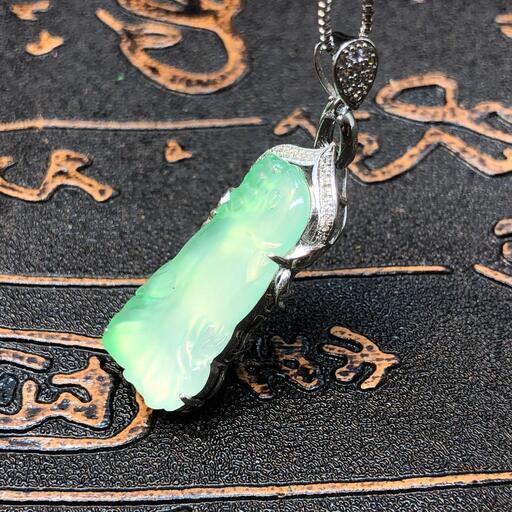 福袋 ネックレス 金魚 本翡翠 氷ヒスイ 誕生日プレゼント 18kゴールド 鑑別書有