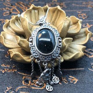 福袋 ネックレス 本翡翠 氷ヒスイ 黒緑色 誕生日プレゼント 手作り