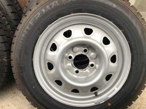 未使用品 165/70R14　ウィンターマックス02 鉄ホイールpcd100