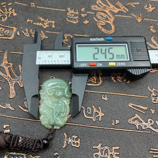 福袋 ネックレス 馬 本翡翠 氷ヒスイ 緑色 誕生日プレゼント 午年 縁起物 本物保証2