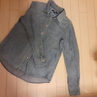 1回着　ユニクロ　デニムシャツ