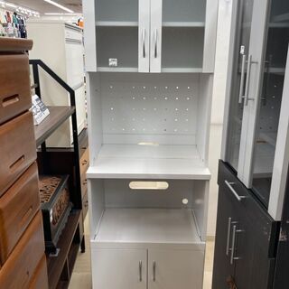 2枚扉 カップボード 食器棚