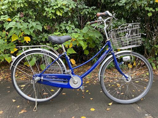 シティサイクル 26インチ 内装3段変速 Petrel ブルー