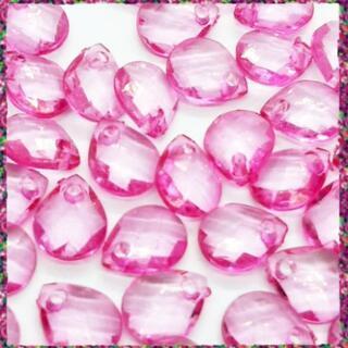 No.145   ¥300♡100個♡10㎜♡雫型アクリルクリスタルビーズセットの画像