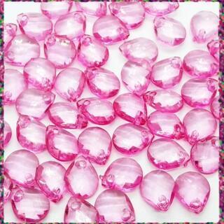 No.145   ¥300♡100個♡10㎜♡雫型アクリルクリスタルビーズセットの画像