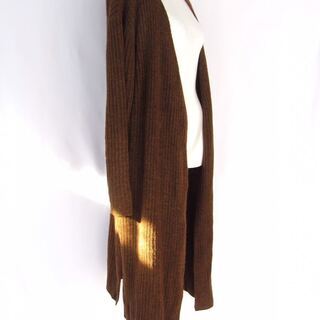 【美品】trois トロワ ロングカーディガン 2回着用のみ フ...