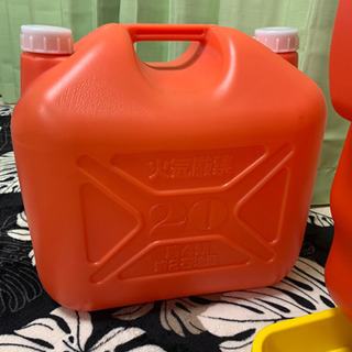 リヤカー型灯油ポリ/タンクトレー/電動ポンプ/安定型灯油ポリの画像