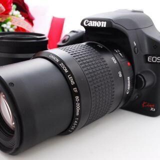 ★全国発送対応★WiFiセット！Canon EOS kissX3 ダブルレンズ セット 高画質