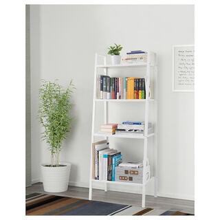 【期限11月8日まで！】IKEA LERBERG レールベリ シェルフ ホワイトの画像
