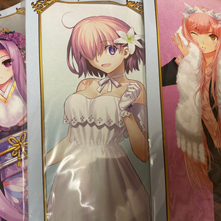 fgoフェス限定 イベント描き下ろしB3半裁ポスター マシュ　メ...