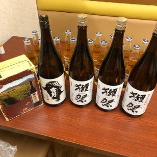 獺祭　純米大吟醸　一升瓶3本＋コロナビール16本＋日本酒1本＋ワイン3ℓ