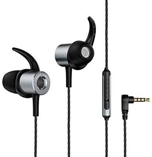 ☆イヤホン 有線 3.5mm マイク付き リモコン付き 音量調整 遮音性☆