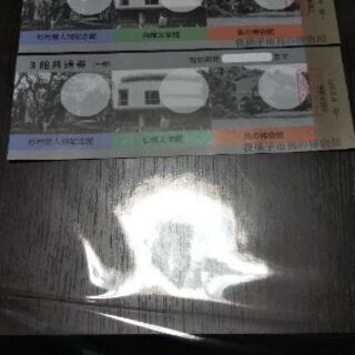 【値下げしました。】我孫子市 3館共通券（一般）2枚セット（バラ...