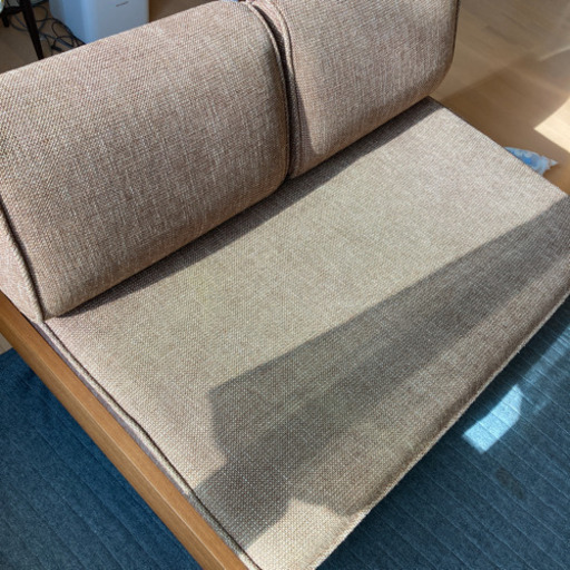 unico ソファ アルベロ ツーシート 2人用 北欧風 ローソファ