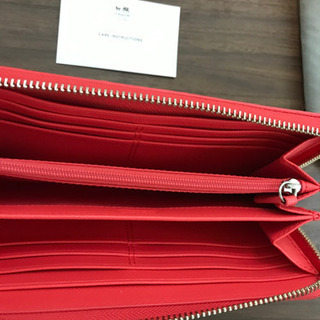 coach 長財布　赤の画像