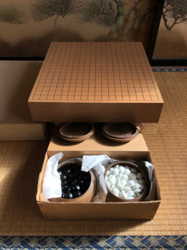 囲碁盤セット　売ります　引き取り限定