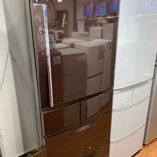たくさん入ります！MITSUBISHIの超大型5ドア冷蔵庫です！