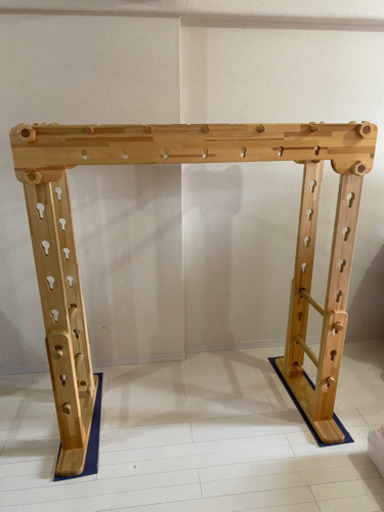 室内用木製うんてい　子供にピッタリ！一年利用、問題なく利用可能です！