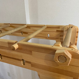 あこの木製室内用中型シンプルうんてい) 握力低下の防止に 【室内用うんてい】鉛筆を握る、物を持つ。握力低下