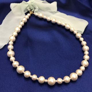 コットンパール　ネックレス　美品