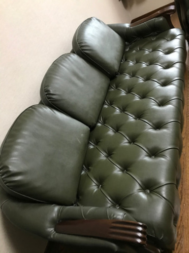 マルニ　ソファー　3点セット　(３人掛け1脚と1人掛け2脚)55000円