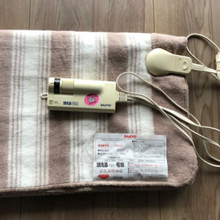 洗える電気毛布