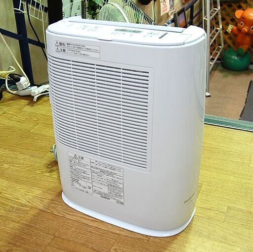 20年製 Panasonic 衣類乾燥除湿機 F-YZT60 デシカント方式 エコナビ タイマー ホワイト×ブルー 説明書付き 家庭用