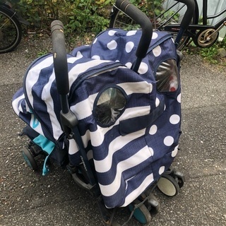 双子用横並びベビーカー