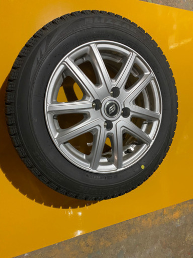 ブリヂストン　165/65R14 14インチ　ブリザックVRX 4本アルミ付き中古　