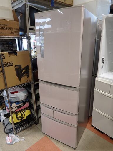 新札幌発◆美品/TOSHIBA/東芝◆GR-G43G/VEGETA ノンフロン5ドア冷凍冷蔵庫◆野菜室がまんなか。/426リットル/2014年製