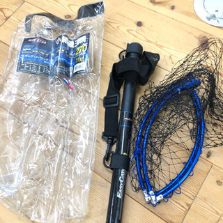 11-151 玉網　柄セット　270cm タモ枠35cm エギン...