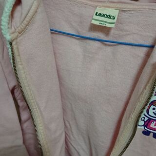 laundry 冬用パーカー 裏起毛の画像