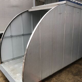 中古　バイクガレージ　車庫　シャッター付　床付　バイク保管　ジェットスキー保管　農機具保管　耕運機保管　中古倉庫　中古物置　愛知 岐阜　一宮市　グッドプライス一宮の画像