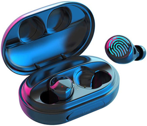 新品未使用　ワイヤレス イヤホン Bluetooth HiFi高音質 CSD三次元チューニング技術 IPX7 防水 低遅延 CVC8.0ノイズキャンセリング搭載