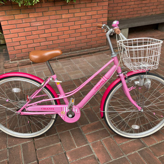 子供　自転車　ピンク　中古 