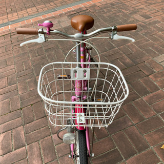 子供　自転車　ピンク　中古 の画像