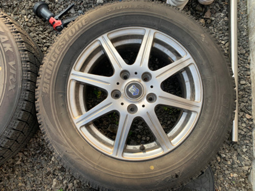 195/65R15 18年製VRX ホイール付き4本セット