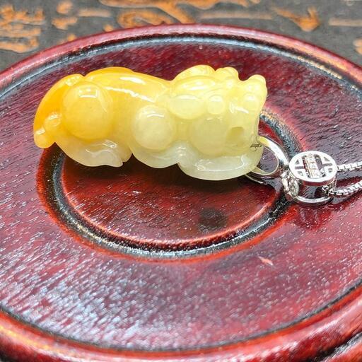 福袋 ネックレス 貔貅 本翡翠 二色ヒスイ 誕生日プレゼント 天然石 魔