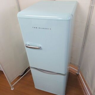 JAKN1740/冷蔵庫/2ドア/右開き/アクアミント/一人暮らし、単身赴任の方におすすめ/大宇電子/DAEWOO/DR-C15A/中古品/
