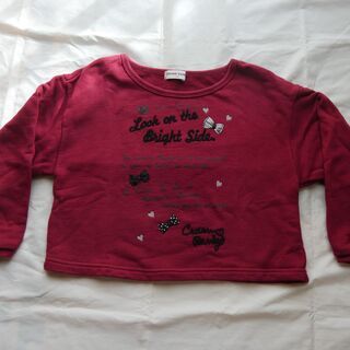女児子供服【サイズ120】CROWN BANBY（クラウンバンビ）３点セットの画像