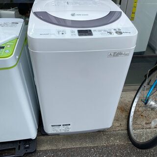 保証付き　シャープ　洗濯機　ES-GE55N-S   リサイクル...