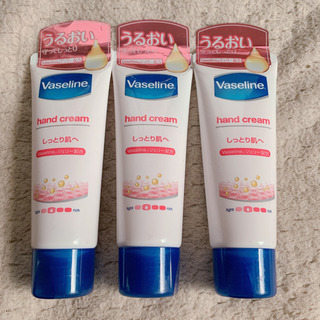 【新品】3本セット ヴァセリン ハンド＆ネイル 50g
