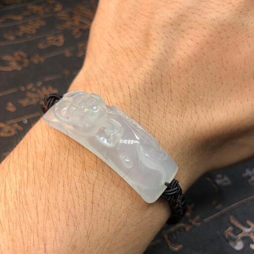 ブレスレット 蓮花 本翡翠 氷ヒスイ 誕生日プレゼント 手作り 天然石 本物保証 ブレスレット 蓮花 本翡翠 氷ヒスイ 誕生日プレゼント 手作り