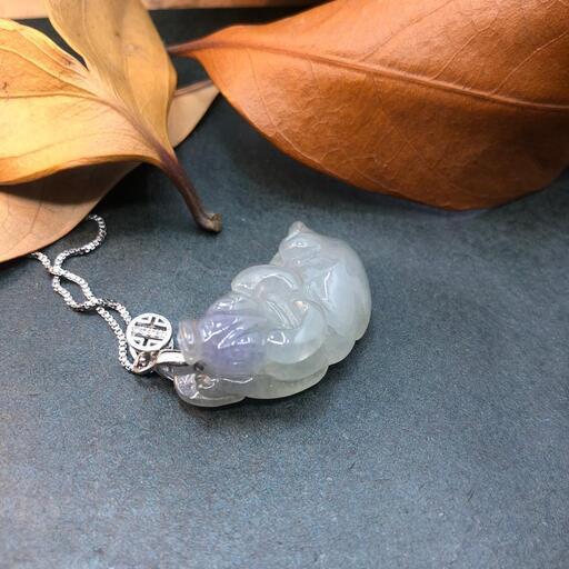 福袋 ネックレス 牛 ヒスイ 本翡翠 誕生日プレゼント 金運アップ 丑年 鑑別書有