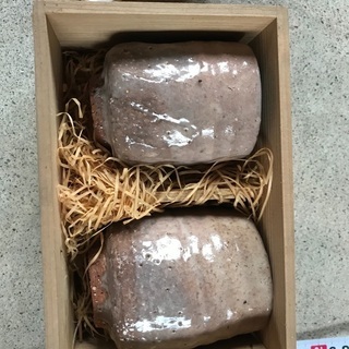 萩焼の湯呑み2個